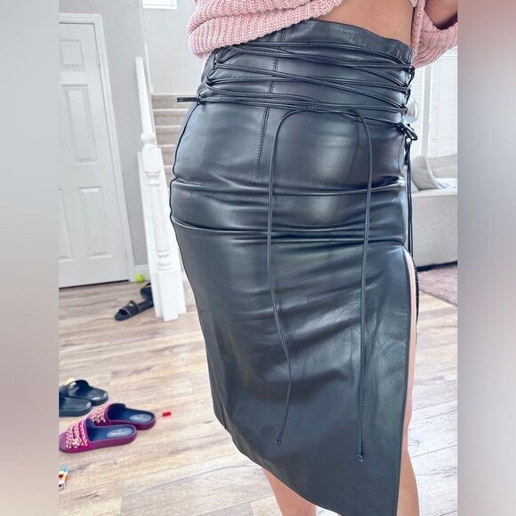 16Arlington Dresses & Skirts - Sexy leather-like skirt brand 16arlington